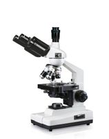 Vision Scientific VME0007-TT-100-LD Trinocular, 10x WF & Pair of 25x WF Eyepieces, 40x-2500x Magnification, LED Illumination, Coaxial Coarse & Fine Focus, 1.25 NA Abbe Condenser, Mechanical Stage