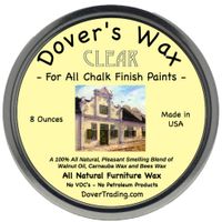 Dover's Wax for Chalk Finish Furniture Paint Clear