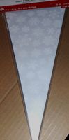Celebrate It! Treat Bags Cone Shaped - 12 bags - Clear with Snowflakes