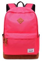 School College Backpack Bookbag for Girl 15.6 inch Laptop Travel Bag with USB Charging Port(pink)