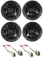 Polk Audio Front+Rear Door 6.5" Speaker Replacement for 2000-2004 Subaru Outback