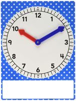 Teacher Created Resources Magnetic Foam Geared Clock, Large (20710)