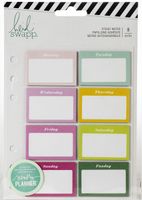 Heidi Swapp 314399 Embellishment Color Fresh-Memory Planner-Sticky Notes (8 Piece), Multicolor