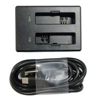 SJCAM Accessories USB Dual Slot Battery Charger Compatible with SJCAM M20 Underwater Waterproof Action Camera