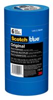 Scotch Painter's Tape 2090-36A-CP Painters Tape, 1.41" Width, Blue, 6 Piece