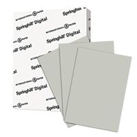 Springhill Colored Paper, Cardstock Paper, Gray Paper, 67lb, 147 gsm, Ledger, 11 x 17, 1 Ream / 250 Sheets - Vellum Card Stock, Thick Paper