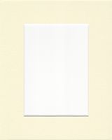 Pack of 5 8x10 Spice Ivory Picture Mats with White Core for 5x7 Pictures