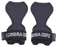 Cobra Grips PRO Weight Lifting Gloves Heavy Duty Straps Alternative Power Lifting Hooks Best for Deadlifts Adjustable Neoprene Padded Wrist Wraps Support Bodybuilding (PRO Black Sway Leather)