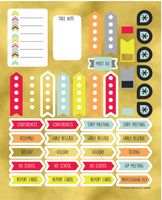 Carson Dellosa Aim High Planner Accents Sticker Pack (168265)