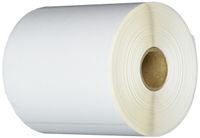 CompuLabel Direct Thermal Labels, 4-Inch x 8 Inch, White, Roll, Permanent Adhesive, Perforations Between Labels, 200 per Roll, 12 Rolls per Carton (530717)