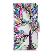 iPhone XR Case, Lomogo Leather Wallet Case with Kickstand Card Holder Shockproof Flip Case Cover for Apple iPhone XR - LOBFE12915#5