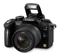 Panasonic Lumix DMC-G2 12.1 MP Live MOS Mirrorless Digital Camera with 3-Inch Touch Screen LCD and 14-42mm Lumix G VARIO f/3.5-5.6 MEGA OIS Lens (Black)