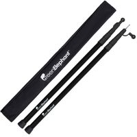 Green Elephant Telescoping Tarp Poles Set of 2 - Adjustable Aluminum Rods for Tents and Tarps - Awning Poles for Camping, Backpacking, Hiking, More - Portable, Lightweight Replacement Tent Poles