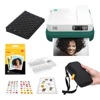 KODAK Smile Classic Digital Instant Camera with Bluetooth (Green) Photo Album Kit