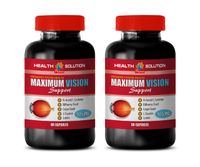 Vitamins for Eyes with Lutein and Bilberry - Maximum Vision Support - Promotes Vision Health - quercetin Complex - 2 Bottle 120 Capsules