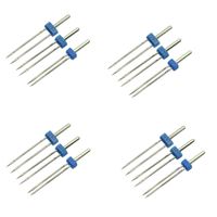 Farmunion Twin Stretch Machine Needle Double Twin Needles Pins 12 pcs (3pcs Twin Needle Size Mixed 2.0/90 3.0/90 4.0/90)