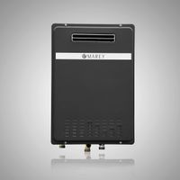 Marey GA26ONG Natural Gas Tankless Water Heater, Outdoor Unit, 180.000 Btu, Medium, Black
