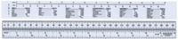 Westcott Metric/Inch Ruler, 30cm, 12", Opaque (M-109)