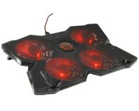 Game Lab Vortex E-Sport LED Cooling Pad for 15.6-17-Inch Laptops with Four 120mm Fans at 1400 RPM