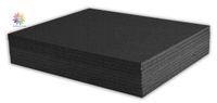 Mat Board Center, Pack of 10 3/16" Black Foam Core Backing Boards (11x14, Black)