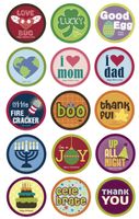 Belly Banter Baby Holiday Stickers for Girls and Boys - Baby by Month Growth Stickers for Clothing and Baby Scrapbook Keepsakes Stickers - Great Baby Shower Gift and Baby Room Stickers