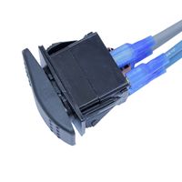 DC Momentary Reversing Rocker Switch (double pole double throw) with wire pigtails