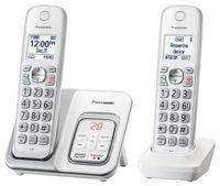 Panasonic KX-TGD532W Cordless Phone with Answering Machine - 2 Handsets (Renewed)