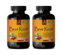 Blood Pressure Vitamins for Men - Beet Root 1000MG - Healthy Cardiovascular Function - Beet Root Nitric Oxide Capsules - 2 Bottles 240 Capsules