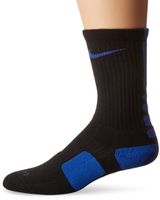Nike Dri-FIT Elite Crew Basketball Socks Black/Game Royal Size Medium