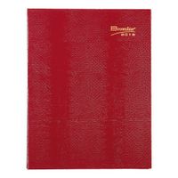 Brownline 2016 Coilpro 14-Month Planner, December 2015 to January 2017, Twin-Wire with Hard Red Cover, English, 11-Inch by 8-1/2-Inch (CB1262C.RED-2016)