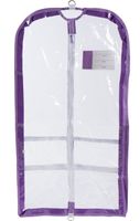 Clear Plastic Garment Bag with Pockets for Dance Competitions Danshuz - Lavender