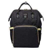Casual College Backpack Lightweight Travel Wide Open Back To School Bag for Women&Men,Black