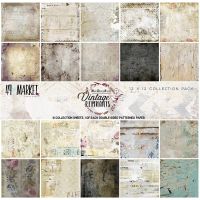49 and Market VRP88312 Collection Pack 12"X12"-Vintage Remnants