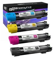 Speedy Inks Compatible Toner Cartridge Replacement for Dell 5130 5130cdn High-Yield (1 Black 1 Cyan 1 Magenta 1 Yellow 4-Pack)