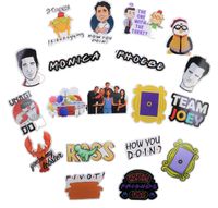 New 60pcs Friends tv Show Stickers Waterproof Creative DIY Funny Decorative Cartoon for Cartoon PC Luggage Computer Notebook Phone Home Wall Garden Window Snowboard
