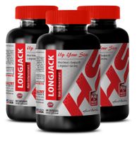 Enlargement Pills for Men Size - LONGJACK - Male Enhancement - UP Your Size - Longjack Pills - 3 Bottles 180 Capsules