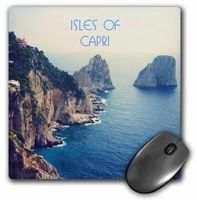 3dRose LLC 8 x 8 x 0.25 Inches Mouse Pad, Isles of Capri (mp_28335_1)