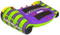 Airhead Thrust, 3 Rider Towable Tube, Green/Purple