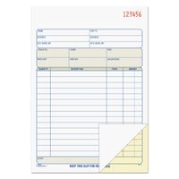 TOPS Sales Order Book, 2-Part, Carbonless, White/Canary, 5-9/16 x 7-15/16 Inches, 50 Sets per Book (46500)