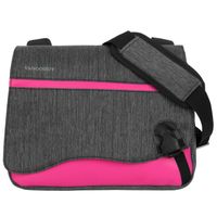Vangoddy Wave Series 10 Inch Universal Tablet Crossbody Shoulder Bag Sling Bag Satchel Magenta for Apple iPad Pro 10.5 inch, New iPad 9.7 inch 2017, iPad Pro 9.7 inch 2016