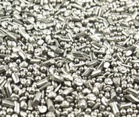 lieomo 1Lb Stainless Steel Tumbling Media Shot Jewelers Cylindrical Tumbler Finishing