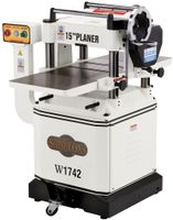 SHOP FOX W1742 15-inch Planer with Cast Iron In/Out Feed