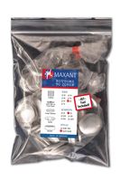 50 Buttons to Cover - Made in USA - Self Cover Buttons with Flat Backs Size 60 with Tool