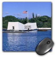 3dRose LLC 8 x 8 x 0.25 Inches Wii Arizona Memorial Pearl Harbor Hawaii Douglas Peebles Mouse Pad (mp_89547_1)
