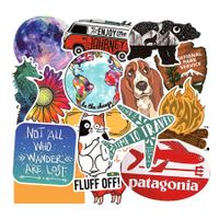 17Pcs Hot Cartoon Cute Ins Style Beautiful Brown Stickers for Water Bottle Laptop Car Motorcycle Bicycle Bike Skateboard Luggage Baggage Box Decal Graffiti Patches