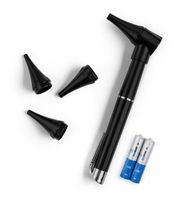 Primacare DL-4112 Mini Diagnostic Otoscope Kit with LED - Black