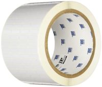 Brady THT-14-718-10 B-718 High-Temperature ESD Industrial Polyimide Barcode Label, Gloss, 0.200" H x 0.650" W, White, 4 Quantity per Row, 10000/Roll (Pack of 10000)