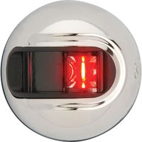 attwood Silver One Size NV3012SSR-7 Sidelights Vertical-Port, Red/Stainless