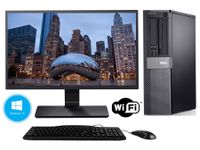 Dell Optiplex 980 Renewed Desktop PC with New 24 inch Monitor - Intel Core i5-650 3.2GHz 8GB 250GB DVD Windows 10 Professional (Renewed)