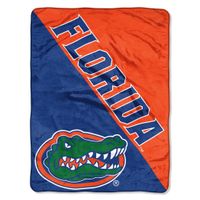 The Northwest Company Officially Licensed NCAA Florida Gators Halftone Micro Raschel Throw Blanket, 46" x 60", Multi Color